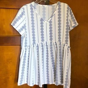 Babydoll Printed Top